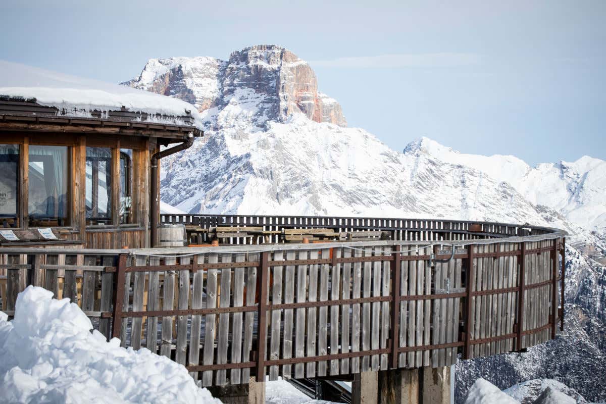 Alta Badia-Ampezzo in 4 ore con gli sci con la nuova cabinovia Skyline